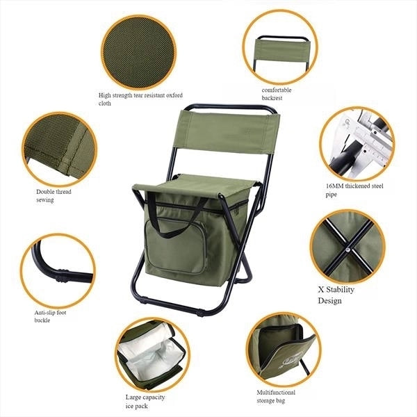 Portable Foldable Cooler Chair