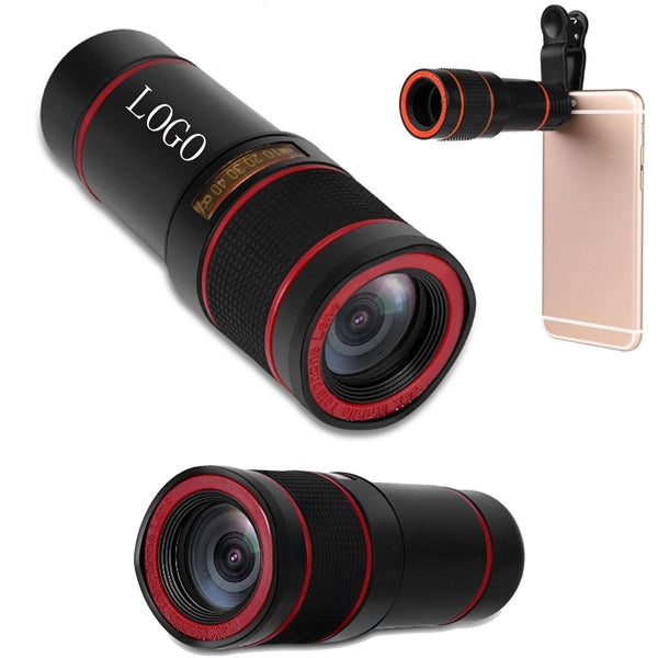 12X Outdoor Monocular Phone Lens Telescope