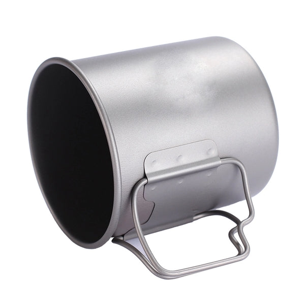 420ml Titanium Camping Cup With Lid