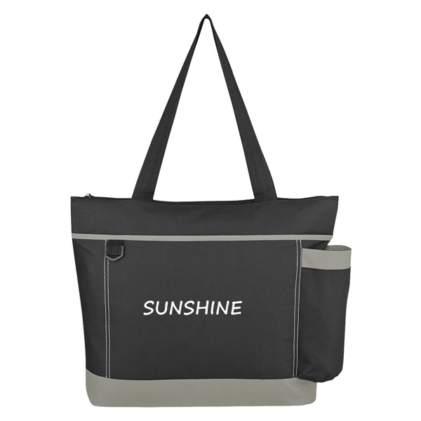 600D Tote Bags Shopping Backpack w/ Zipper closure