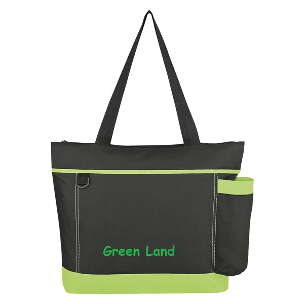 600D Tote Bags Shopping Backpack w/ Zipper closure