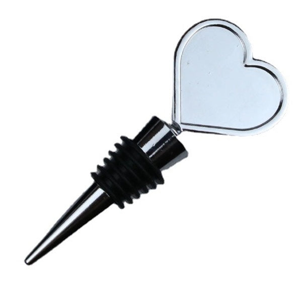 Metal Heart Shaped Wine Bottle Stopper