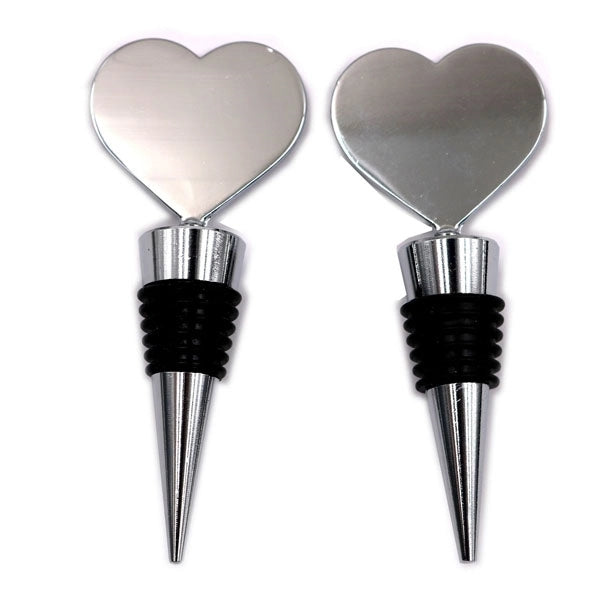 Metal Heart Shaped Wine Bottle Stopper