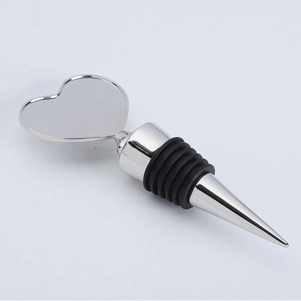 Metal Heart Shaped Wine Bottle Stopper