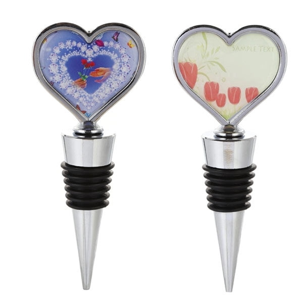 Metal Heart Shaped Wine Bottle Stopper