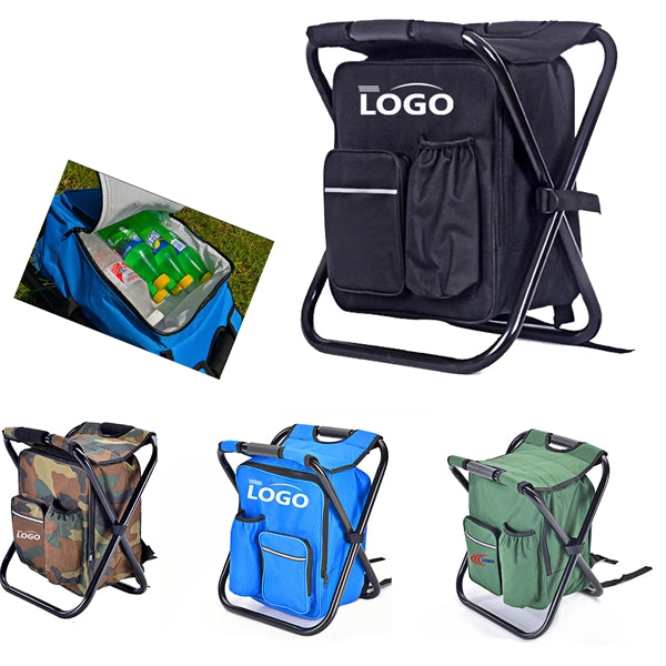 3 in 1 Insulated Cooler Backpack Fishing Chair
