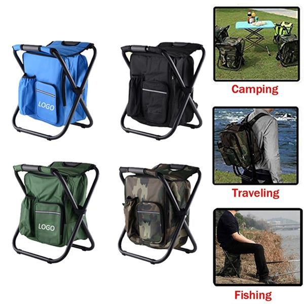 3 in 1 Insulated Cooler Backpack Fishing Chair