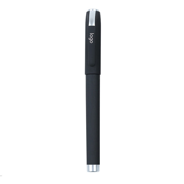 Frosted Plastic Black Gel Pen