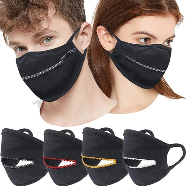 Zipper Mouth Masks