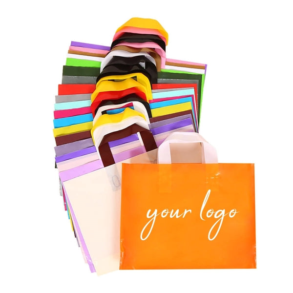 Foldable Plastic Grocery & Retail Boutique Bag