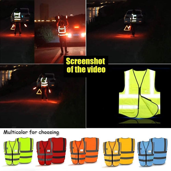 Reflective Vest Safety Workwear