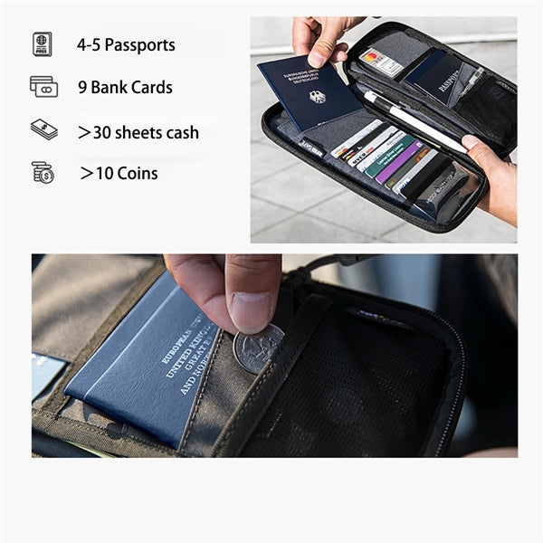 Rfid Passport Organizer Bag