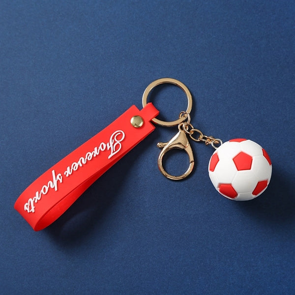 Soccer keychain for boys team sport