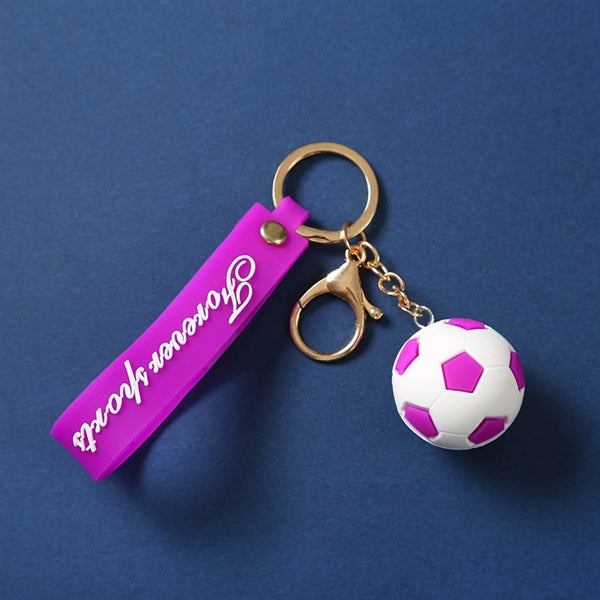 Soccer keychain for boys team sport