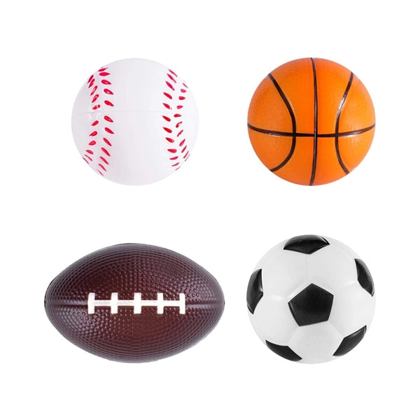 Mini Foam Sports Stress Balls for Kids Adults