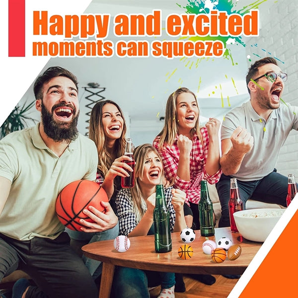 Mini Foam Sports Stress Balls for Kids Adults
