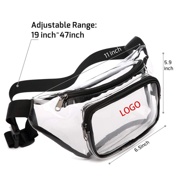 Waterproof Waist Purse Transparent Fanny Pack