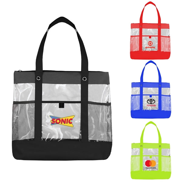 Clear Canvas Tote Bag