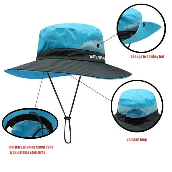 Foldable Wide Brim Sun Hat