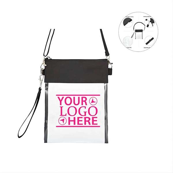Transparent Cross Body Purse Bag