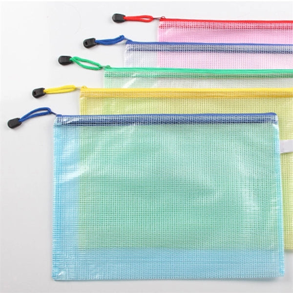 A4 Mesh File Zipper Bag