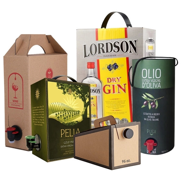 Eco Friendly Custom Gift Packaging Wine Paper Box