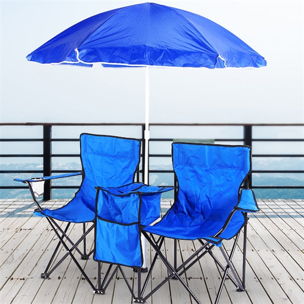 Portable Foldable Beach Chair with Umbrella