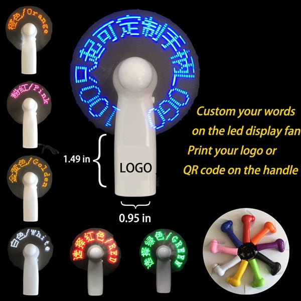 Logo Led Display Fan