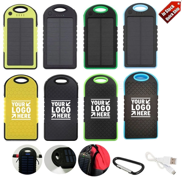 Inventory Back To School Solar Power Charger 5000mah
