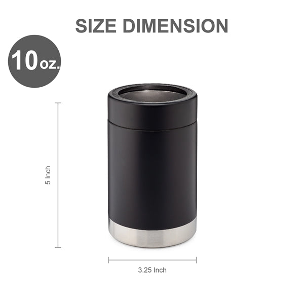 10 oz. Travel Stainless Vacuum Insulated Cup AND Can cooler