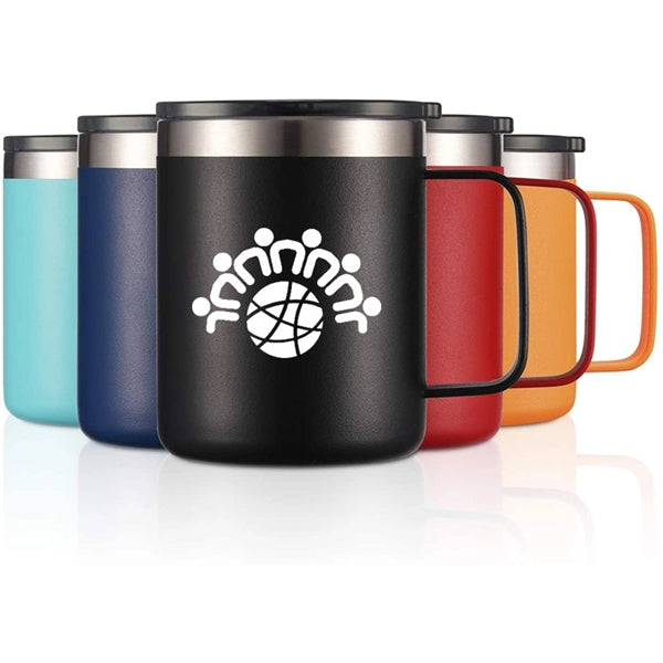 10 oz Stainless Steel Insulated Coffee Mug with Handle