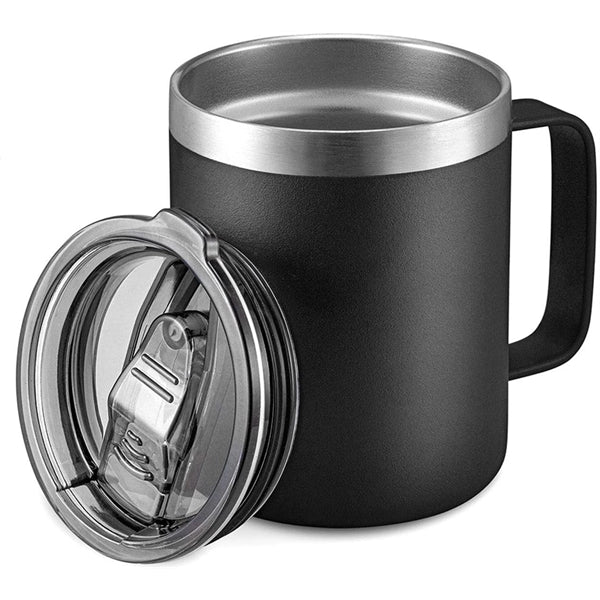 10 oz Stainless Steel Insulated Coffee Mug with Handle