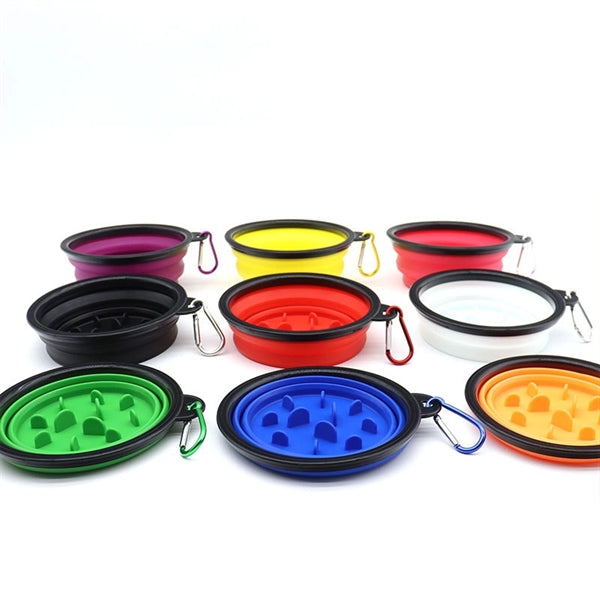 Collapsible Dog Bowl, Foldable Expandable Cup Dish for Pet