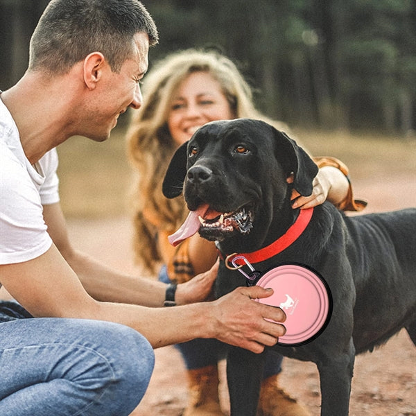 Collapsible Dog Bowl, Foldable Expandable Cup Dish for Pet