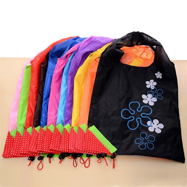 Cute Fruits Bazaar RPET Foldable Shopping Tote Bags