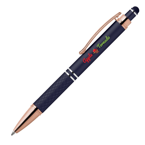 Phoenix Softy Rose Gold Classic Pen w/ Stylus - Full Color