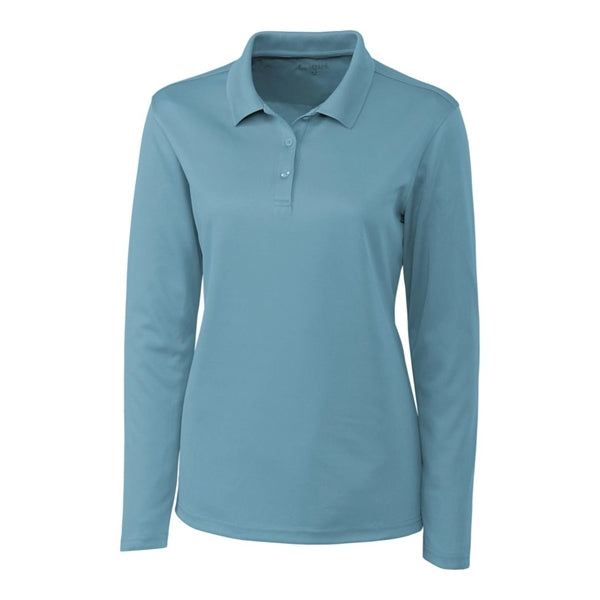 Clique Spin Eco Performance Pique Long Sleeve Womens Polo