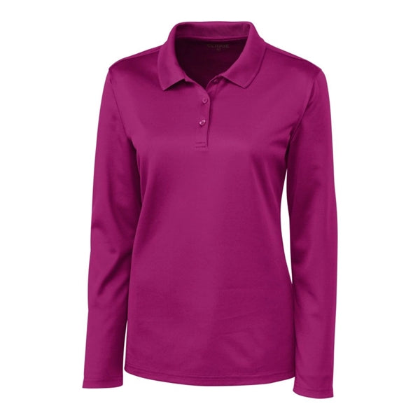 Clique Spin Eco Performance Pique Long Sleeve Womens Polo