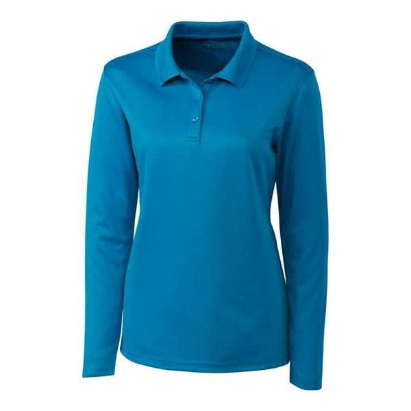Clique Spin Eco Performance Pique Long Sleeve Womens Polo