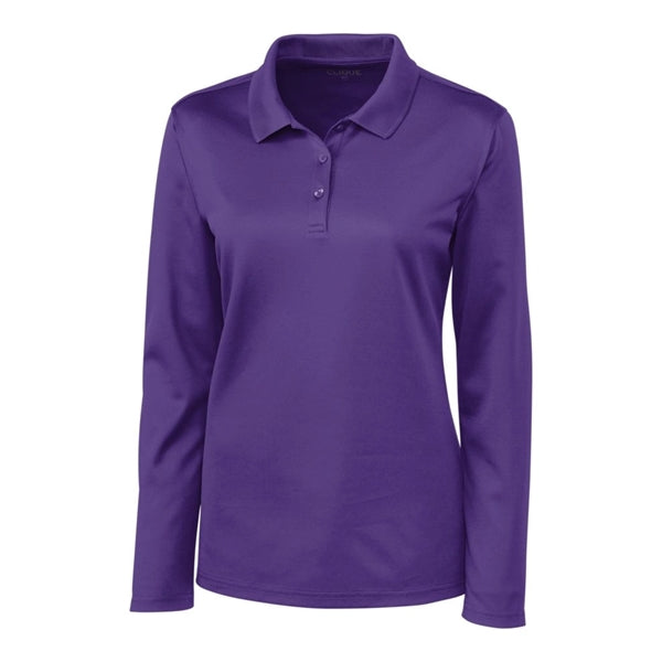 Clique Spin Eco Performance Pique Long Sleeve Womens Polo