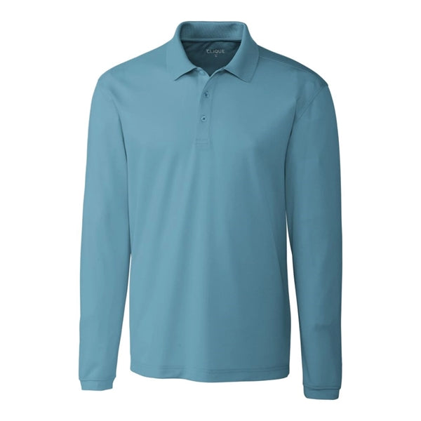 Clique Spin Eco Performance Pique Long Sleeve Mens Polo