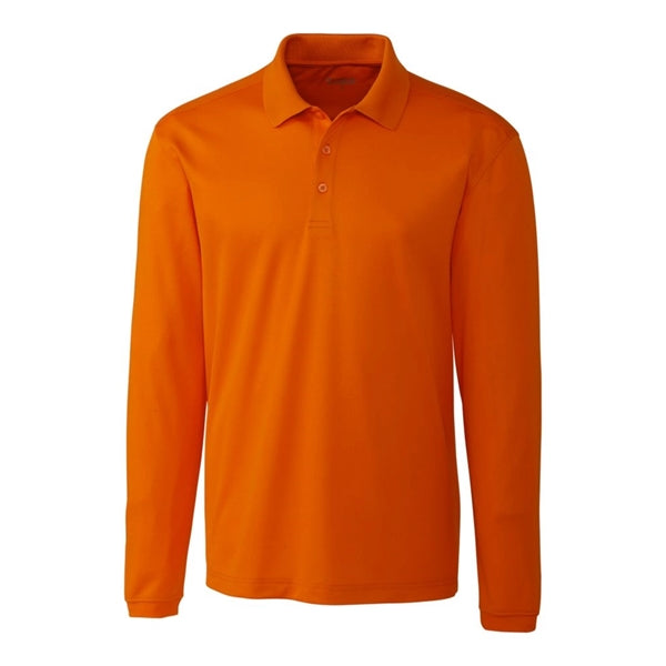 Clique Spin Eco Performance Pique Long Sleeve Mens Polo