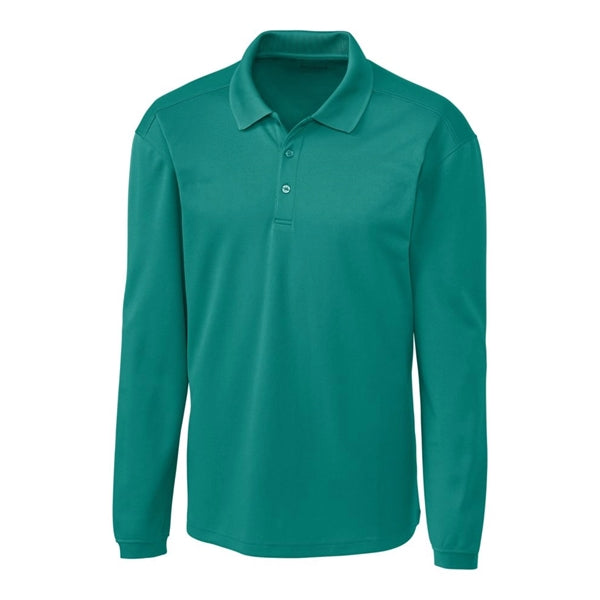 Clique Spin Eco Performance Pique Long Sleeve Mens Polo