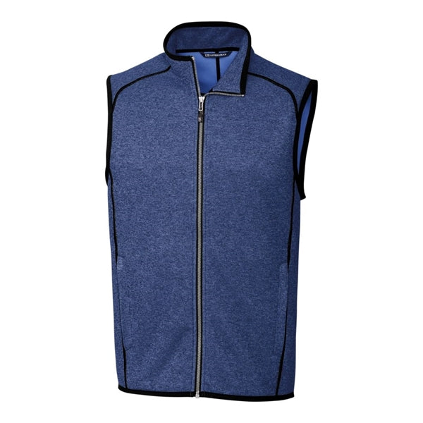 Cutter & Buck Mainsail Sweater-Knit Mens Full Zip Vest