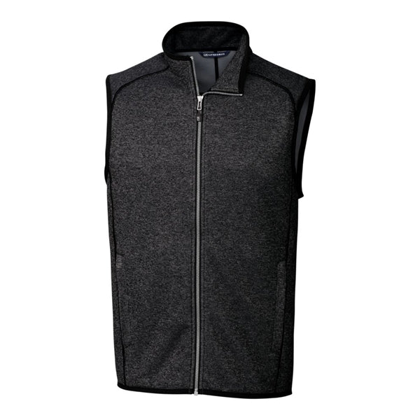 Cutter & Buck Mainsail Sweater-Knit Mens Full Zip Vest
