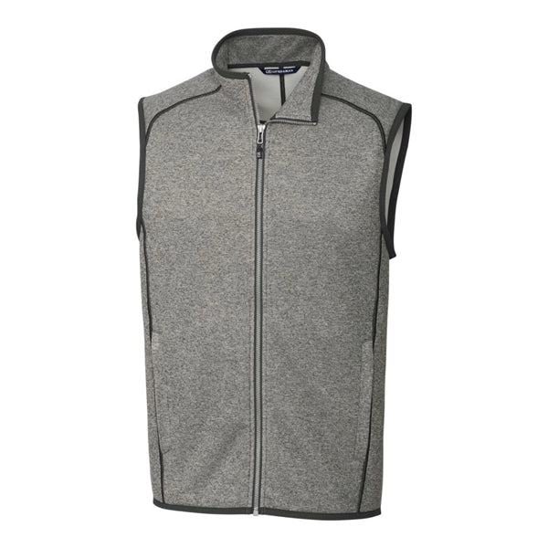 Cutter & Buck Mainsail Sweater-Knit Mens Full Zip Vest