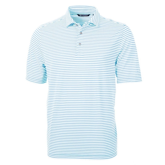 Cutter & Buck Virtue Recycled Stripe Featherlight Pique M...