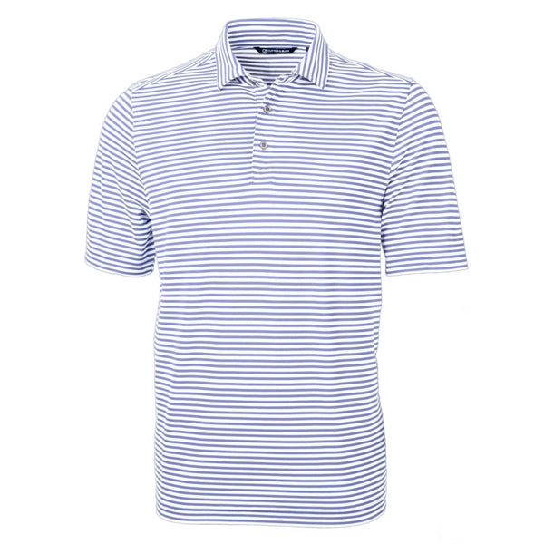 Cutter & Buck Virtue Recycled Stripe Featherlight Pique M...