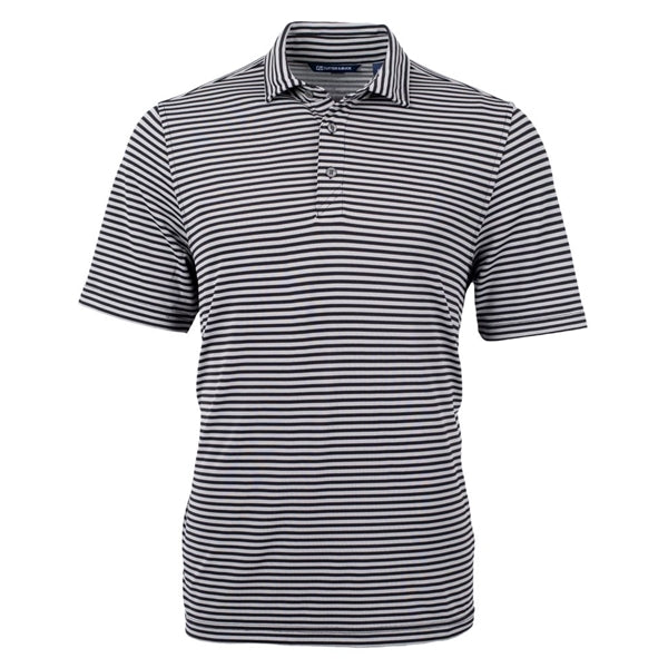 Cutter & Buck Virtue Recycled Stripe Featherlight Pique M...
