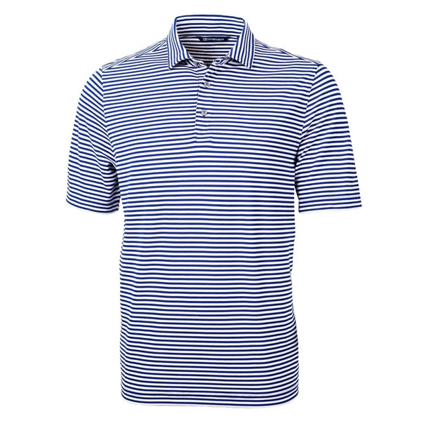 Cutter & Buck Virtue Recycled Stripe Featherlight Pique M...